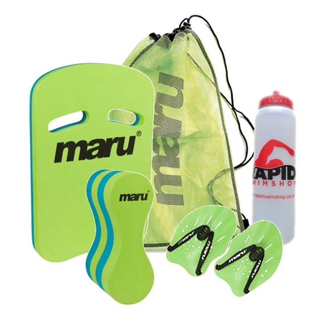 Arena Vortex Evolution Swim Training Hand Paddle Medium Acid Lime